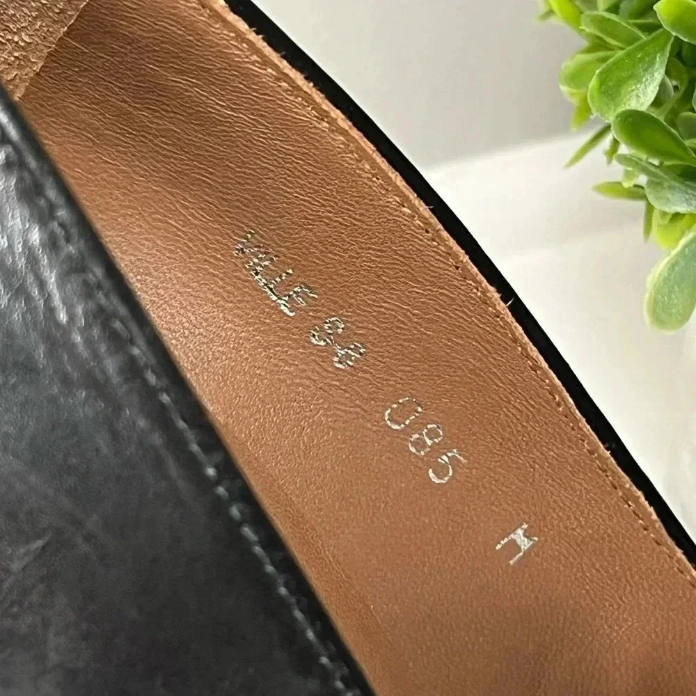 Donald J Pliner Vero Cuoio Black Pointed Heels - Picture 9 of 13